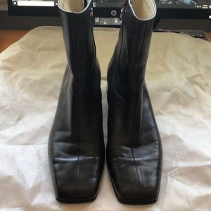 Salvatore Ferragamo brown leather boots